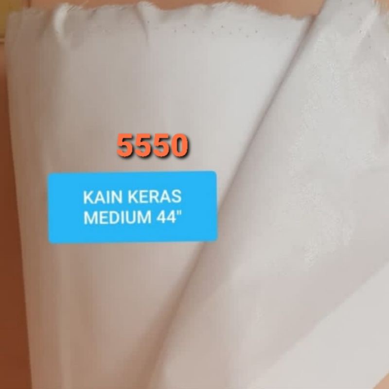 KAIN KERAS SUPER TOP HARD/ MEDIUM/SOFT LEBAR 110CM HARGA PER METER