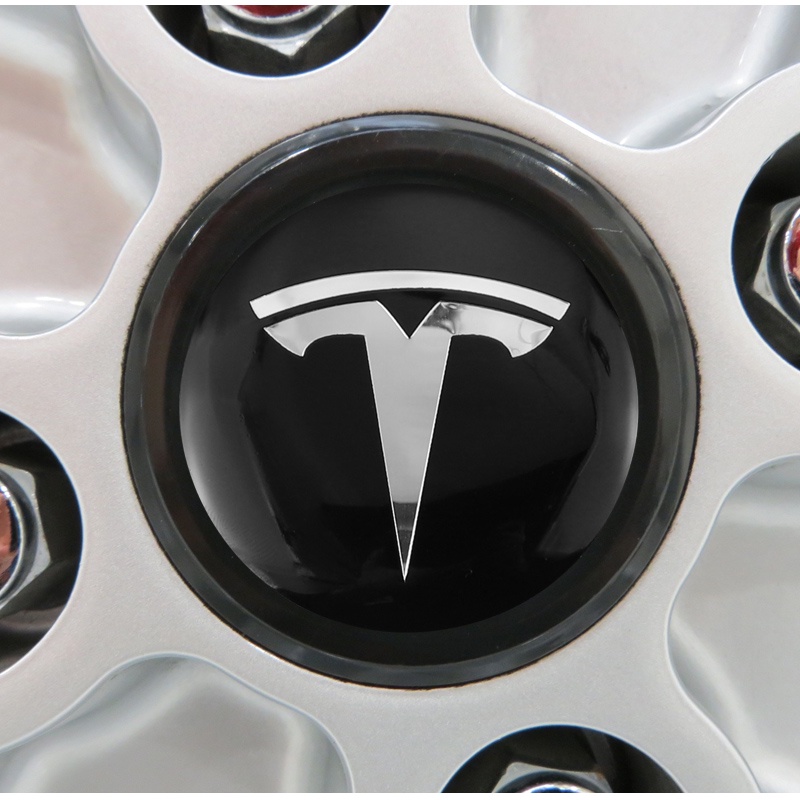 4pcs Stiker Emblem Logo Tesla 56mm Untuk Mobil 3 Y S Roadster