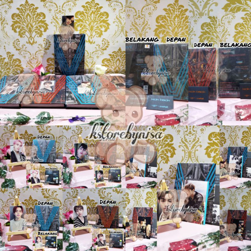 [READY] OFFICIAL UNSEALED ALBUM WAYV KICK BACK CHINA PRESS / KOREAN PESS KIHNO PC WINWIN HENDERY LUC