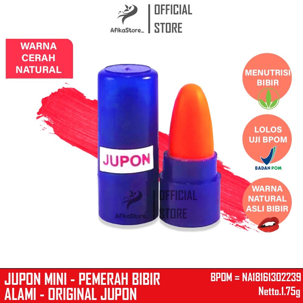 Jupon Pemerah Bibir Alami - Jupon Lipstik - Jupon Mini - Jupon BPOM Original - Memerahkan Bibir