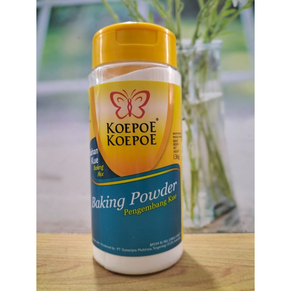 

Baking Powder Koepoe Koepoe 136Gr