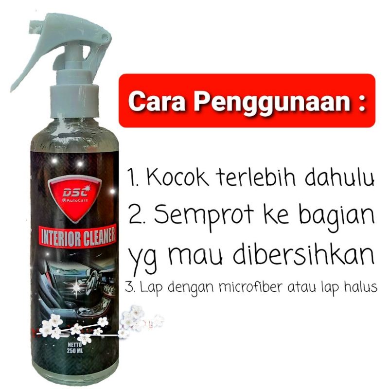 DSC Interior Cleaner / Pembersih Interior Mobil / Jok / Plafon / Dasboard / Door Trim