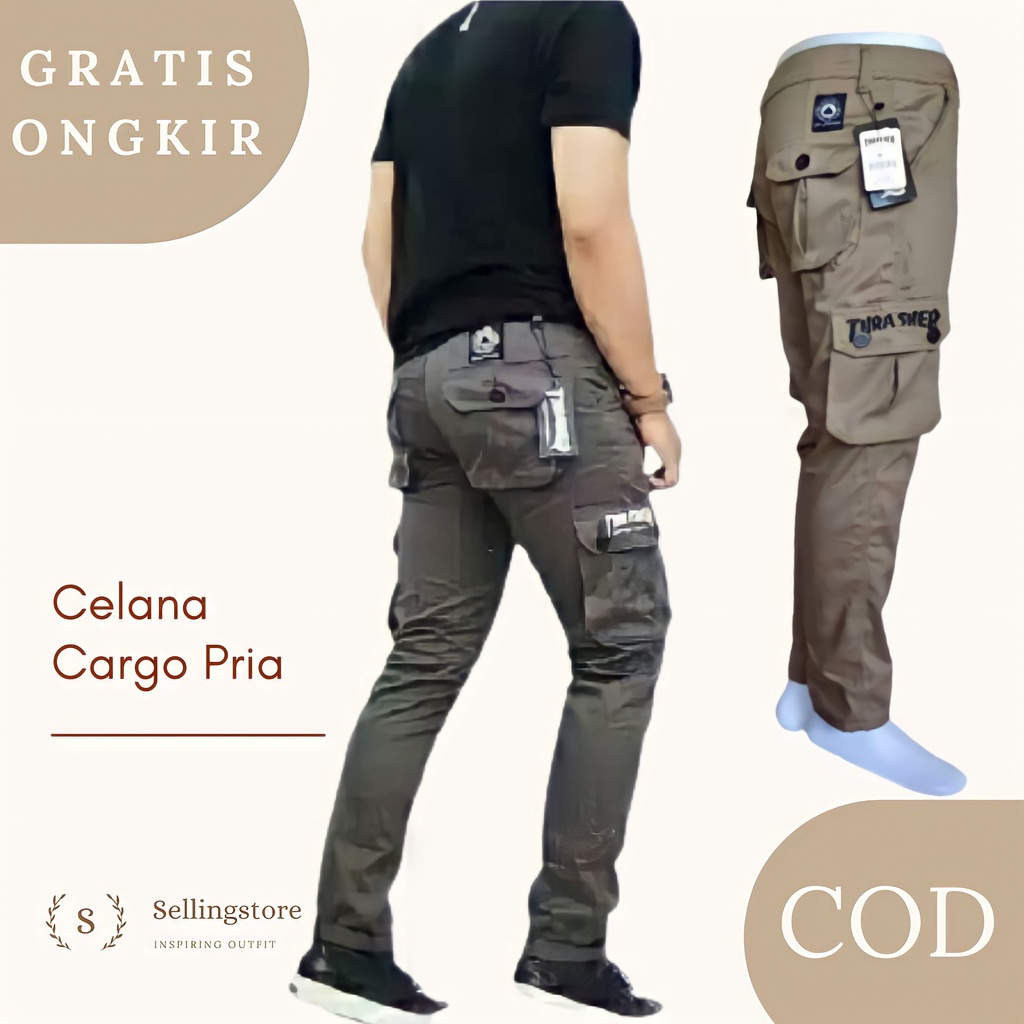 CELANA CARGO PANJANG PRIA / CELANA KEMPOL PRIA