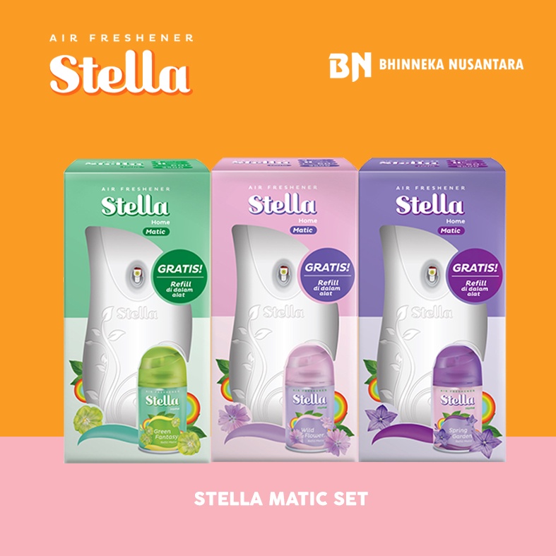 STELLA BOX SET [ ALAT DAN REFFIL]