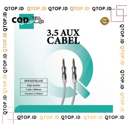 QTOP Original KABEL AUX 1x1 Premium Quality [COD]