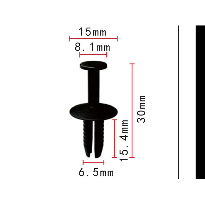 Kancing Mobil Klip Cengkeh Bmw  Rivet Bmw  Tfsa