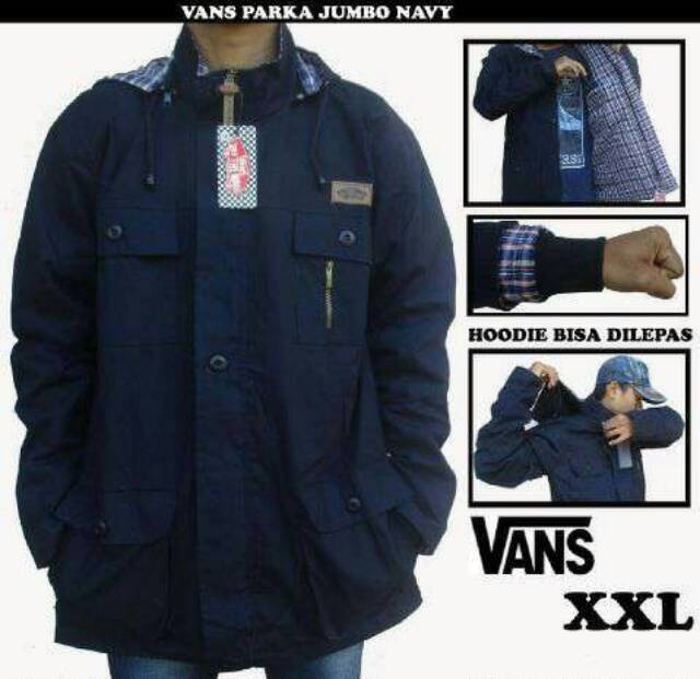 Jaket Parka Jumbo XXL  Unisex Pria Wanita