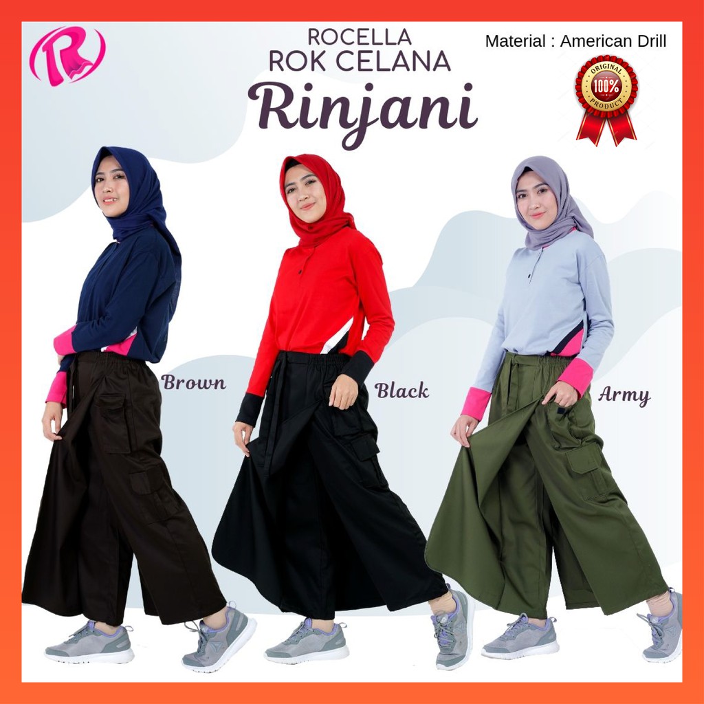 ROCELLA ROK  CELANA  RINJANI ROK  CELANA  GUNUNG ROK  