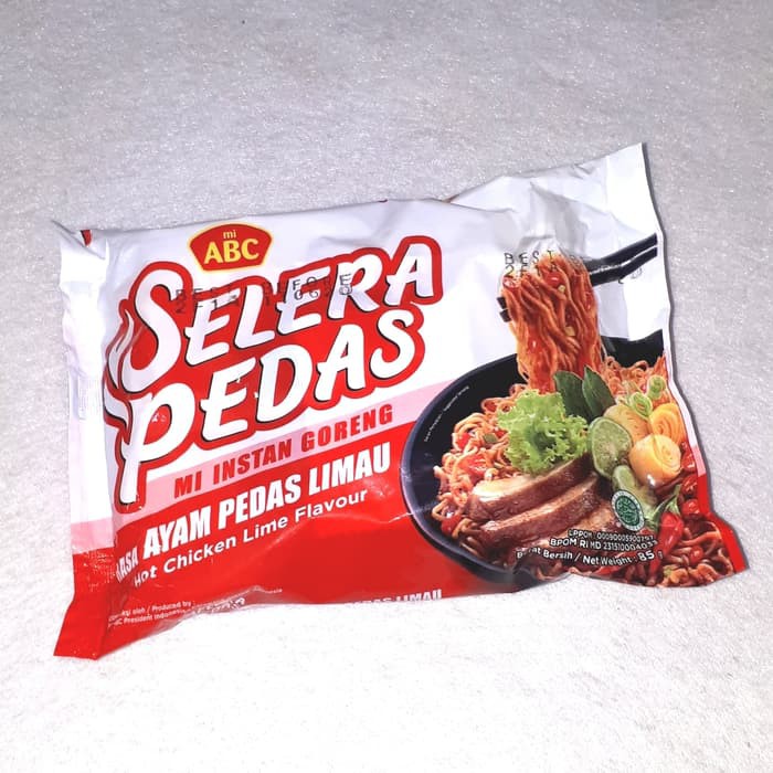 HALAL] ABC Selera Pedas Mi Instan Goreng Rasa Ayam Pedas Limau 70gr Rasa Jeruk Nipis