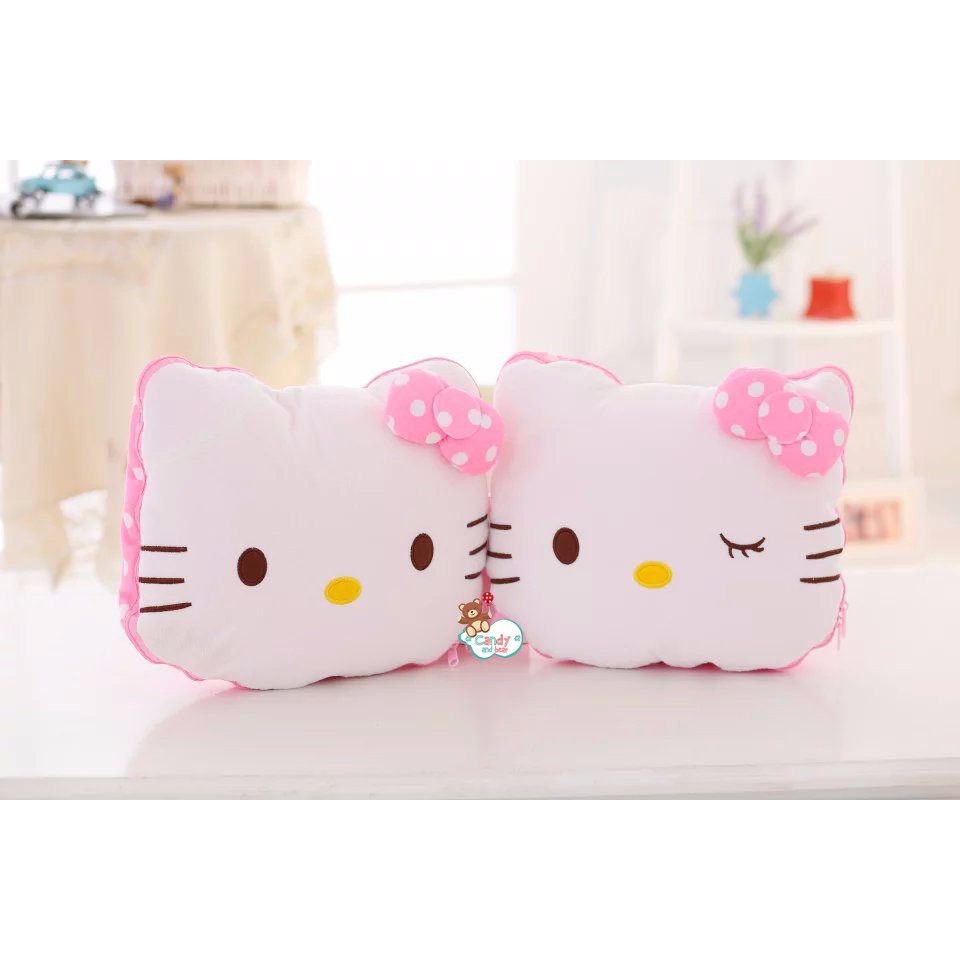 Bantal Selimut Balmut Hello Kitty Kartun Populer