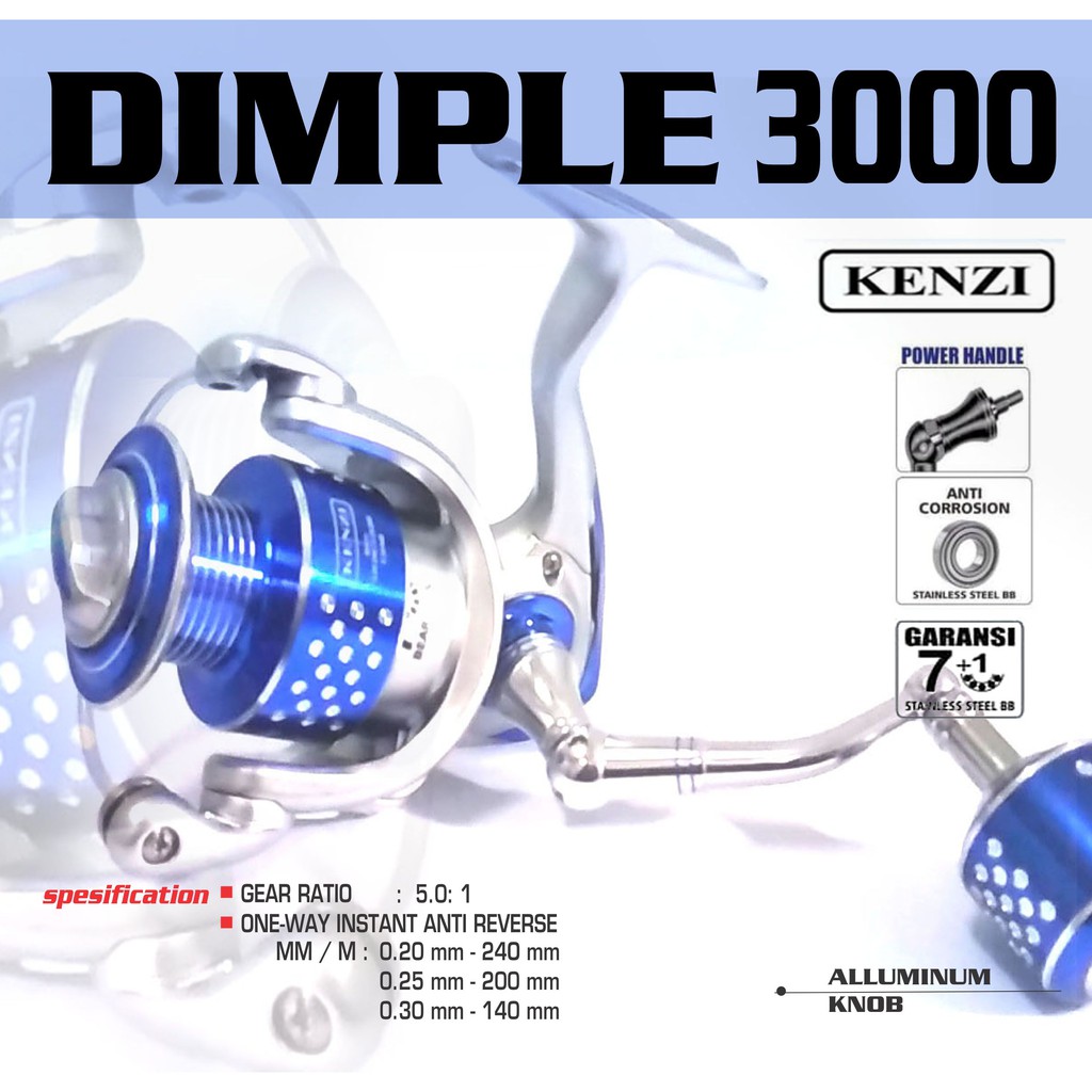 REEL KENZI DIMPLE 3000 power handle