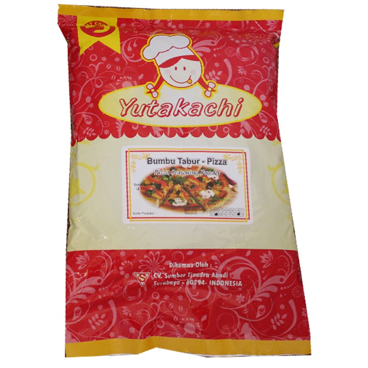 Bumbu Tabur Rasa Pizza  1 Kg HALAL/ Bumbu Tabur BUMUNA / Bumbu Kripik/Kentang/Serbuk Penyedap Aneka Rasa Yutakachi (Balado,BBQ,Keju,Jagung Bakar,Sapi Panggang, Dsb)