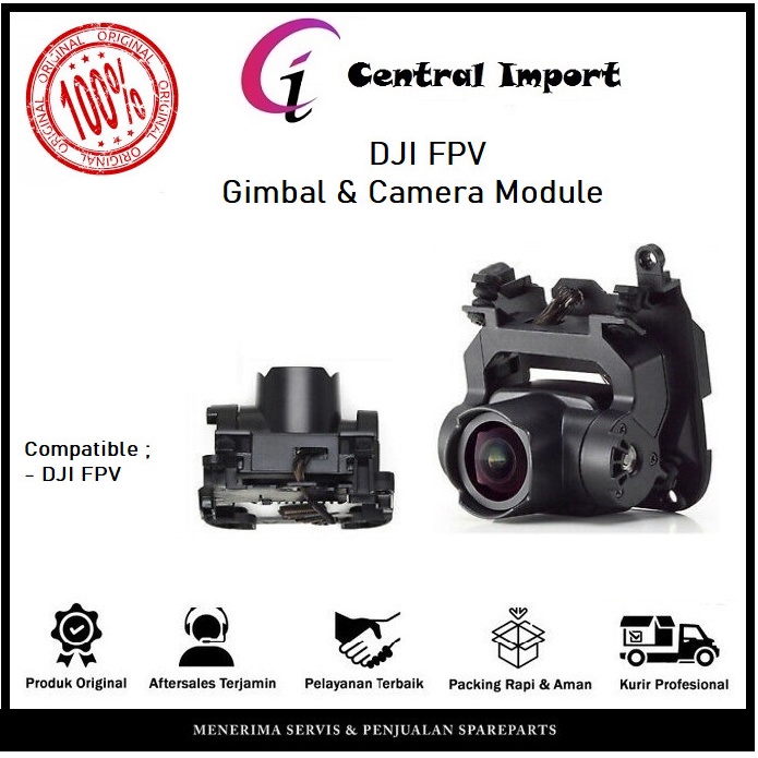DJI FPV Gimbal & Camera Module Original - DJI FPV Gimbal Kamera Module Original