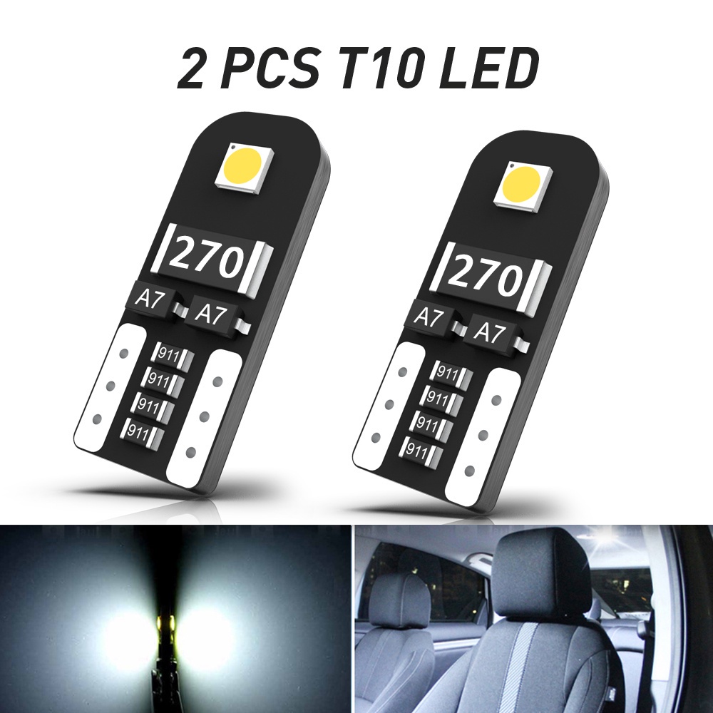 Lampu Senja LED T10 CANBUS Black 2 Sisi ERROR FREE Super Bright Calya Brio Avanza Jazz Ertiga Livina