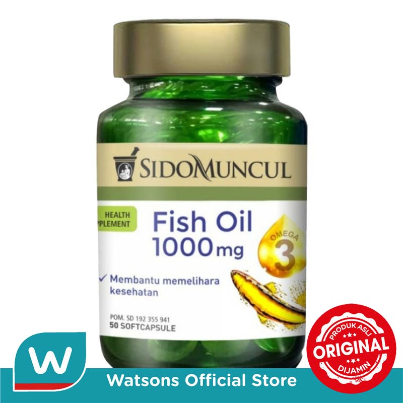 Sidomuncul Natural Fishoil 1000Mg 50's