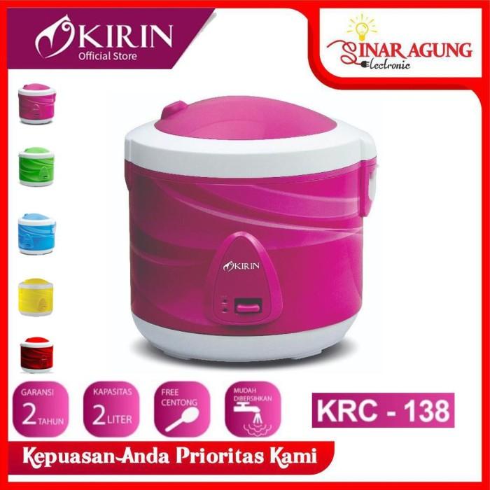 Ricee | Kirin Rice Cooker 2.0 Liter | Krc-138 / Krc138 / Krc 138 [Resmi] Pink