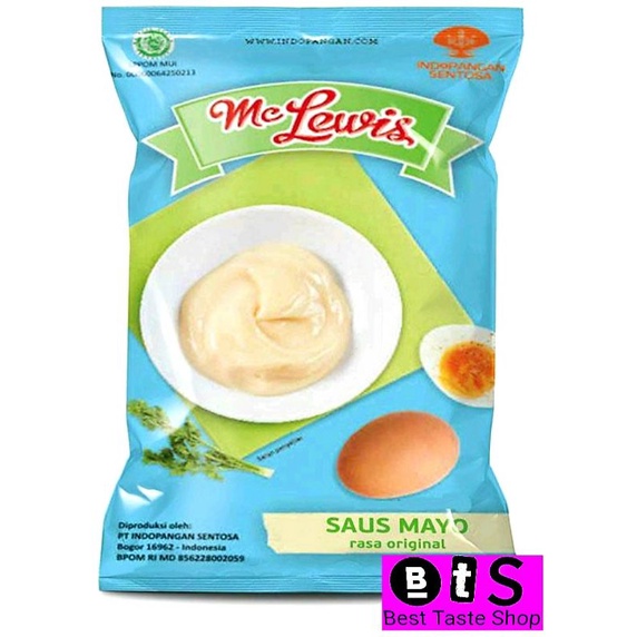 

Mc. Lewis Saus Mayo Original Mayonaise 500 gr Mayonnaise Mayones