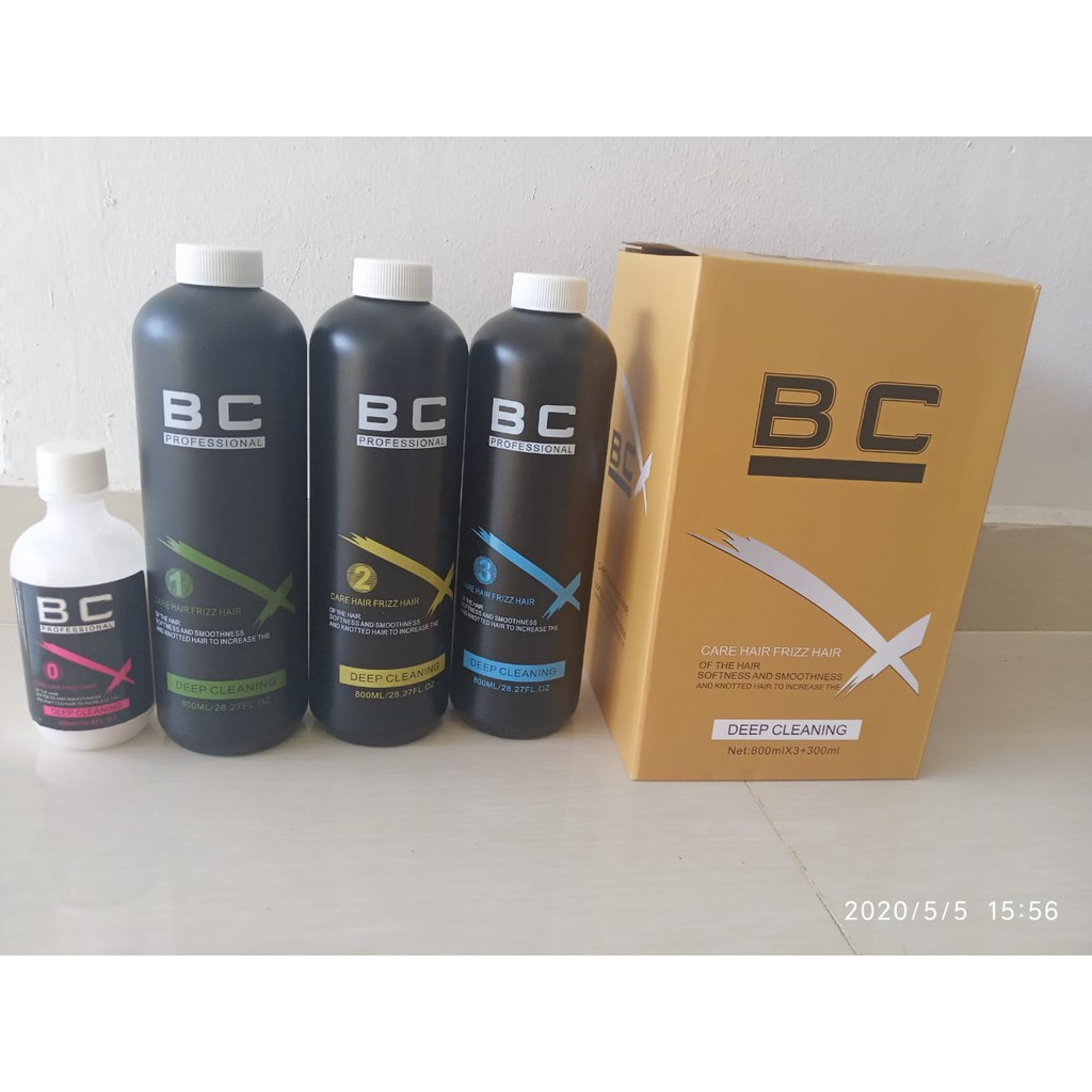 {COD OK} BC PROFESIONAL Keratin Treatment Smoothing Rambut Brazilian Keratin Scarlet generation