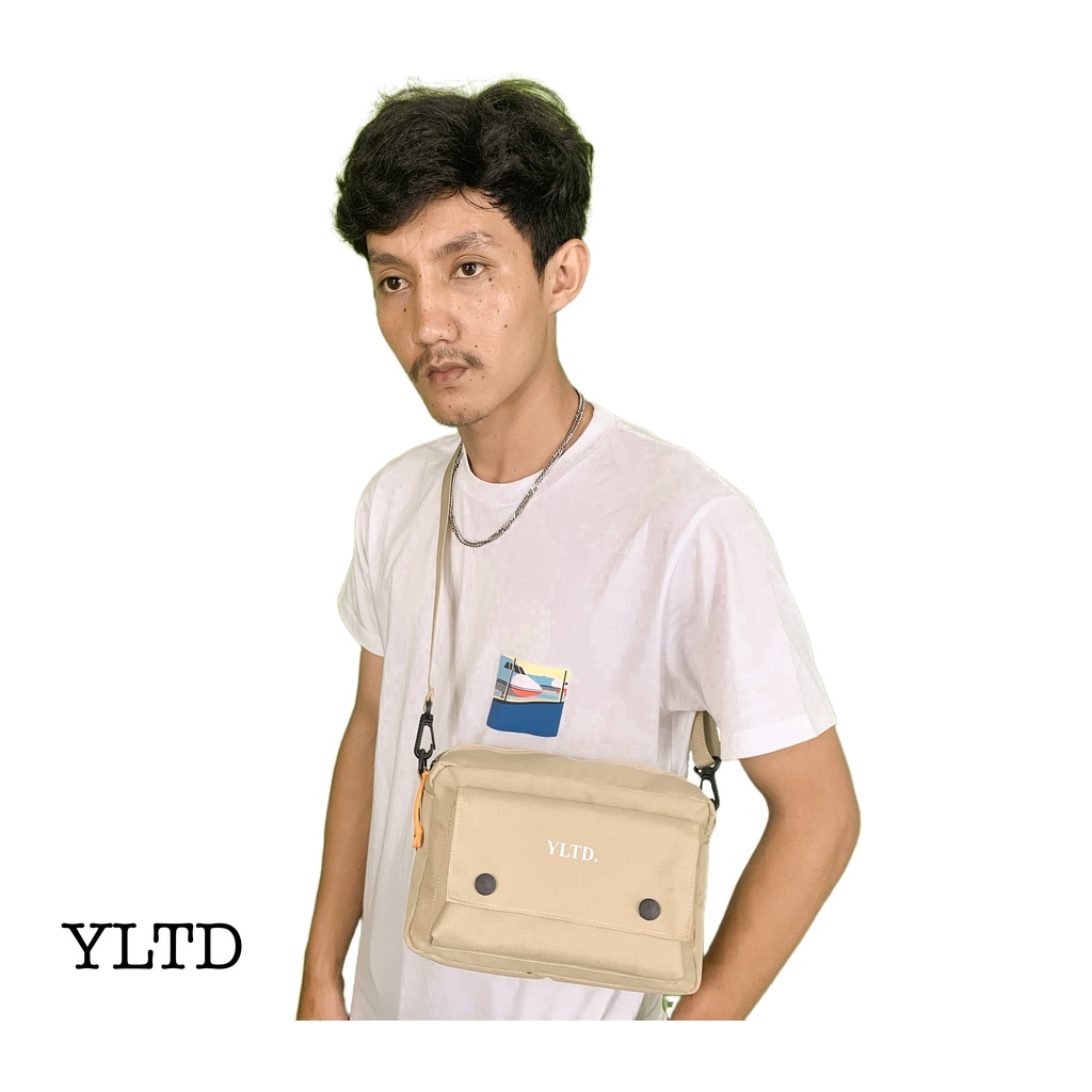 YLTD - Tas Selempang Bahu Pria Tas selempang Cowok Slingbag YLTD original