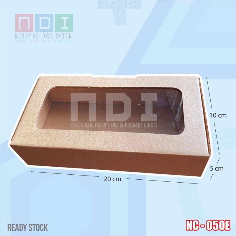 

DUS BOX CORRUGATED + MIKA 1 PAK (ISI 20 pcs) Uk. 20x10x5cm