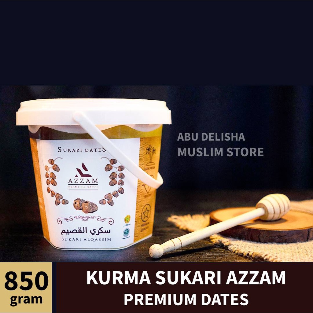 

Kurma Sukari Ember 850gram - Kurma Sukary Sukkari Azzam Prisma