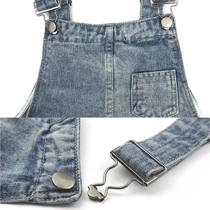 (8718)Yeji Overall Denim Pants/Celana kodok/Celana Montir