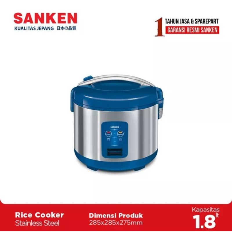 Magic Com Sanken Stainless steel 1,8L