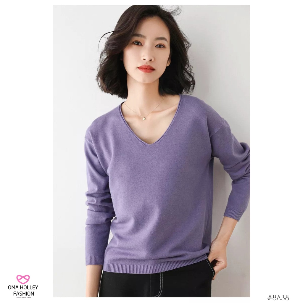 (COD) OH Fashion Jesslyn Knit Top Premium #8A38