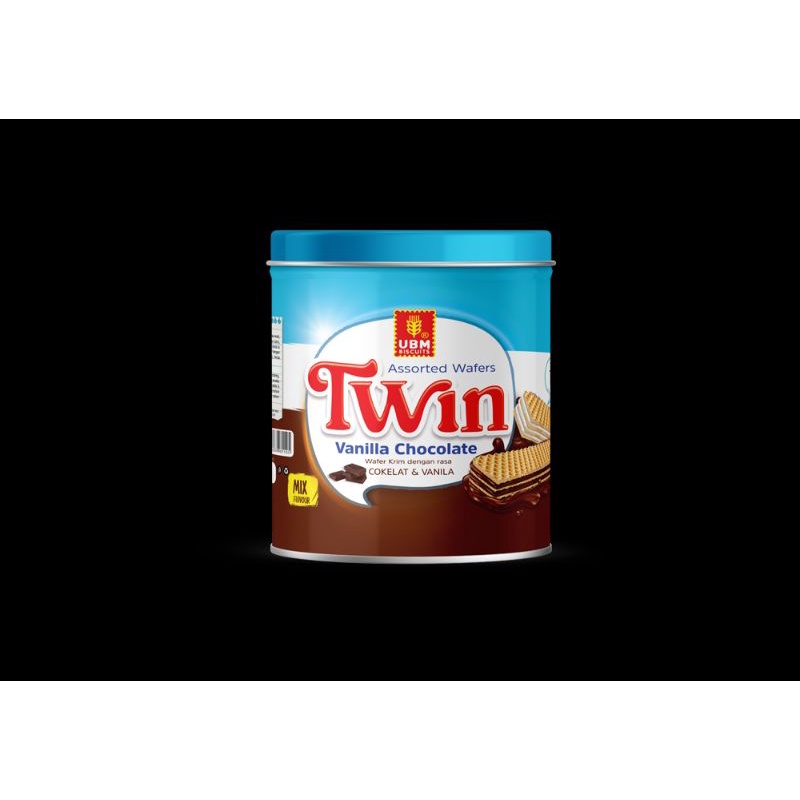 

UBM Wafer Twin Chocolate Vanilla & Chocolate Srawberry 250gr