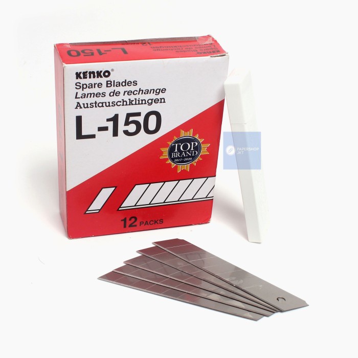 

kertas-pemotong- isi cutter besar kenko l-150 / refill spare blade l150 -pemotong-kertas.