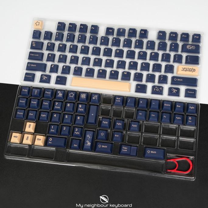 Stargaze Comet PBT Dye Sub Keycaps / Keycap Set