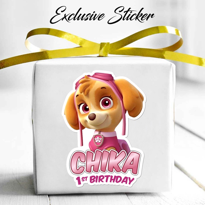

50 STIKER / STICKER PAW PATROL 2-1 ULANG TAHUN / ULTAH / BIRTHDAY