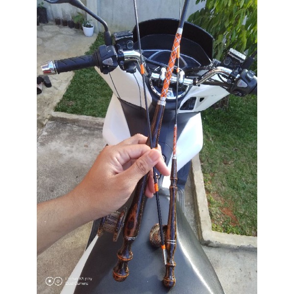 pancing udang model yoyo gagang kayu nibung