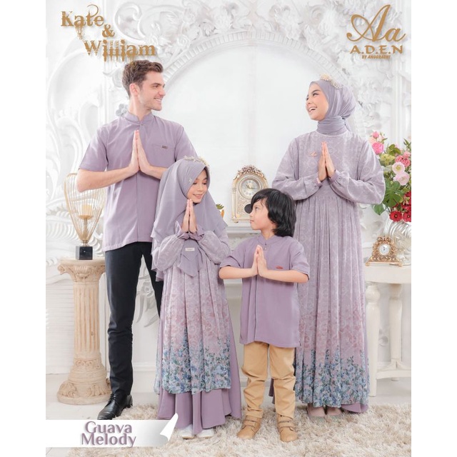 READY SARIMBIT Lebaran 2022 KATE and WILLIAM Family Series BY ADEN HIJAB