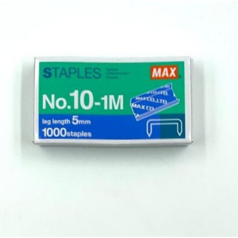 

Isi Staples Max No.10 / No. 10-1M Refill Isi Stapler Max