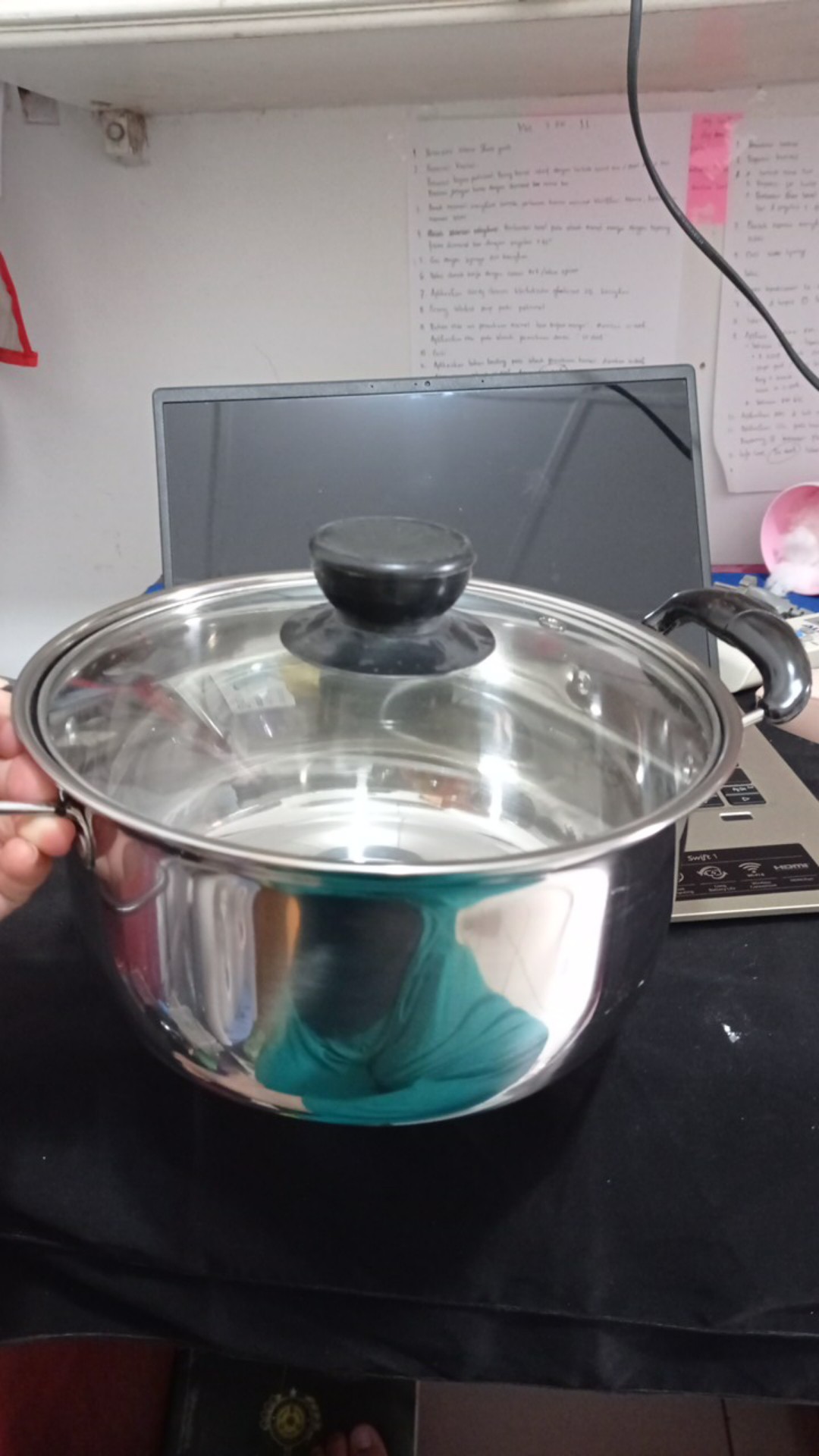 Subron Panci Sop Soup Pot Stainless Tutup Kaca / Panci Kuping Serbaguna Subron