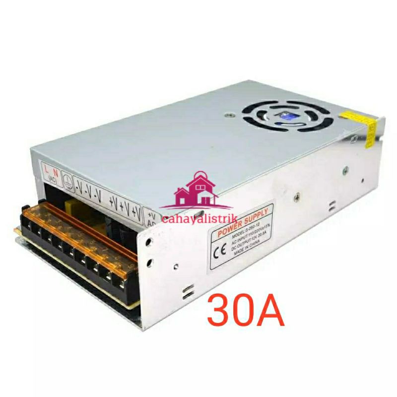 Power Supply Cctv 12V 10A 20A 30A Power Suply Swiching 30 Amper 12 Volt PSU 30A 12V