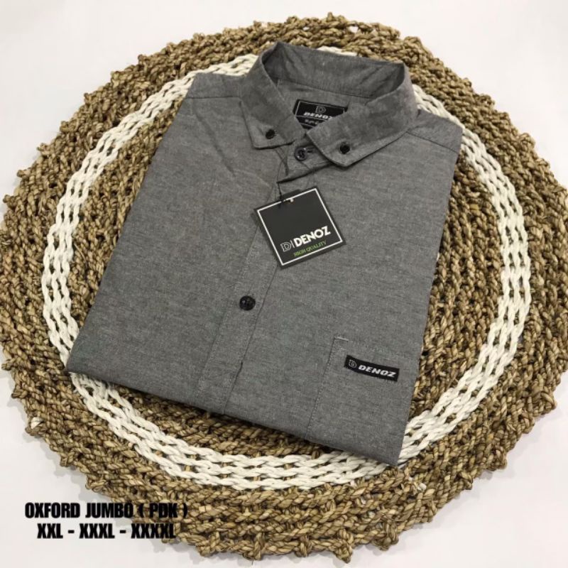 Kemeja Polos Pria Big Size Lengan Pendek Kemeja Polos Pria Jumbo Kemeja Pria Casual Distro Premium Q