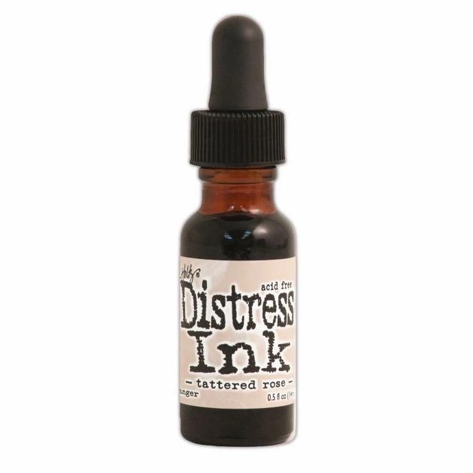 

] Distress ink refill tattered rose