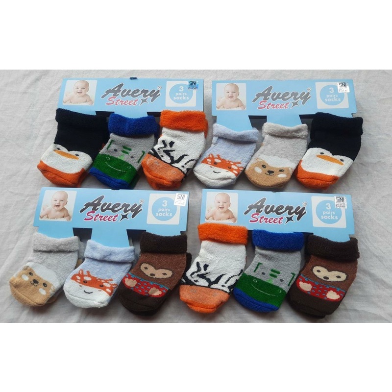 Kaos kaki 3in1 0-12bulan AVERY STREET