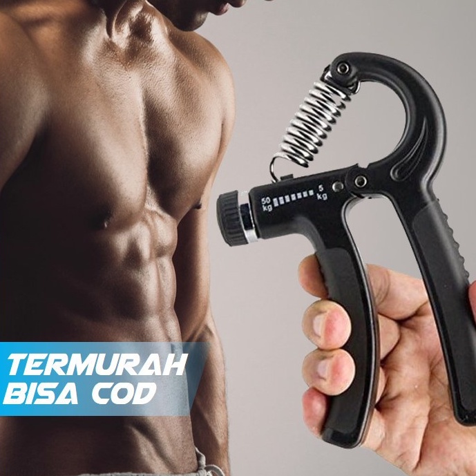 SH8 ALAT LATIHAN TANGAN Adjustable Hand Grip Olahraga fitness gym Genggaman TaffSPORT Tangan Fitnes Latihan Gengam TPR HTM