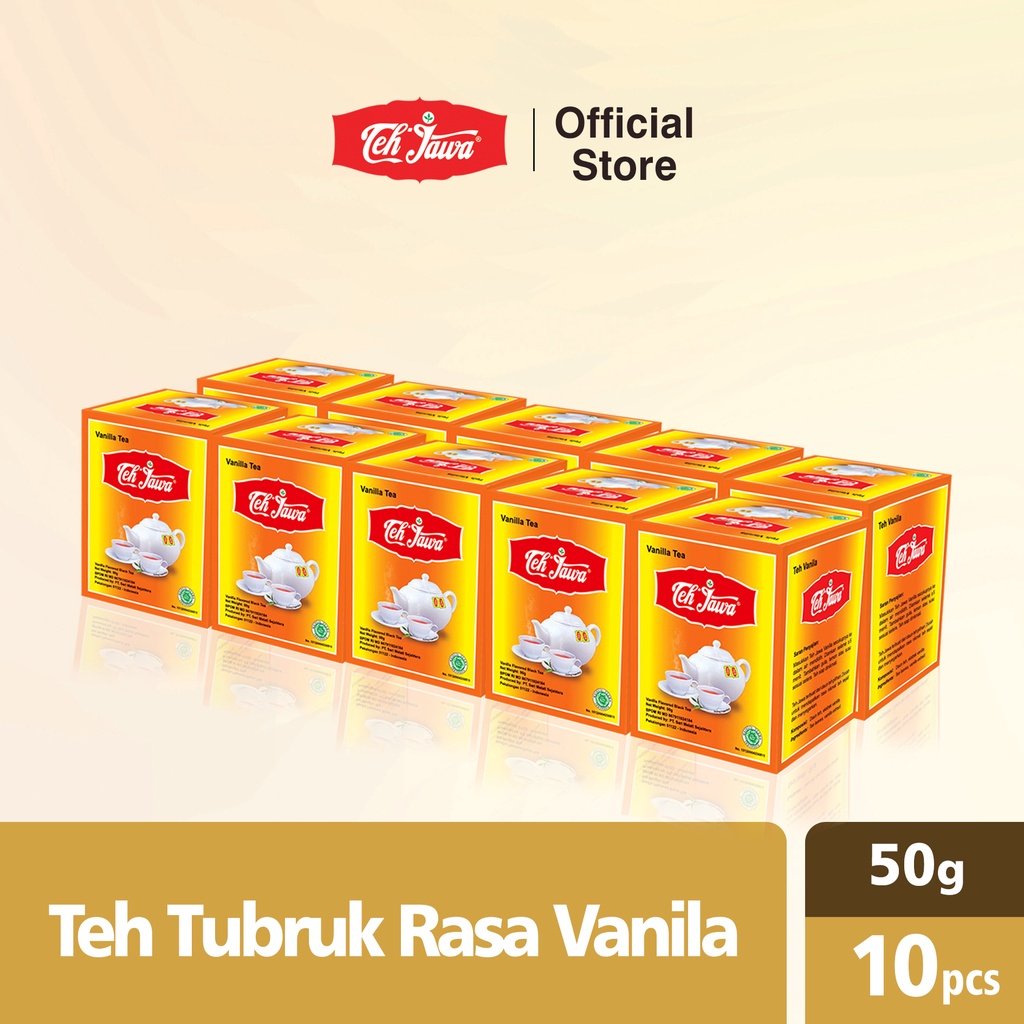 Teh Jawa Rasa Vanilla (1 pak isi 10 x 50gram)