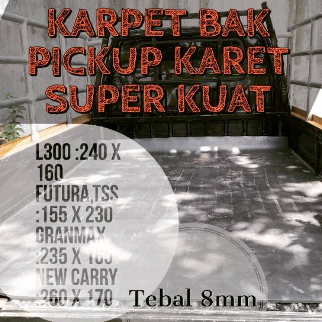 Karpet karet | karpet bak pickup | karpet gudang | karpet Granmax | karpet L300 | karpet L300 euro 4