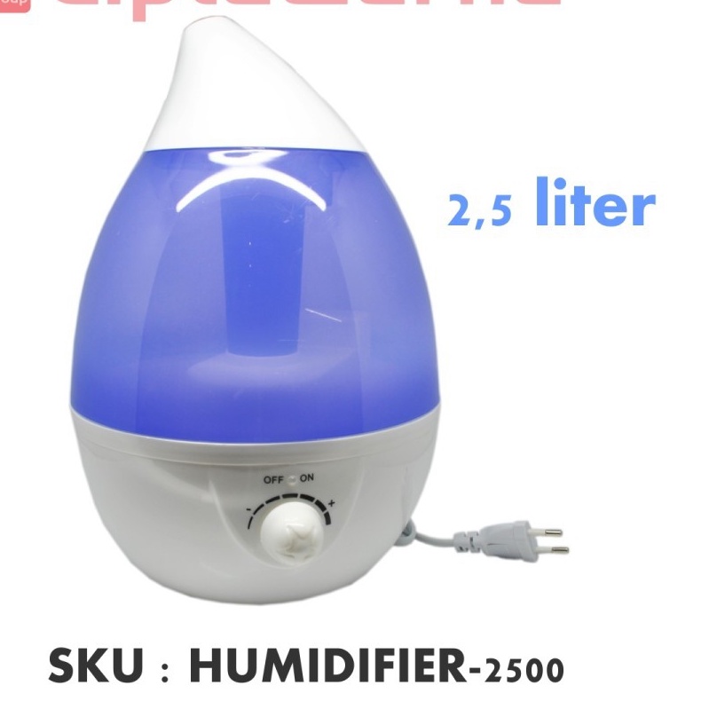 Air Mist Humidifier Aroma Terapi Diffuser Ultrasonic 2500 ml 2,5L