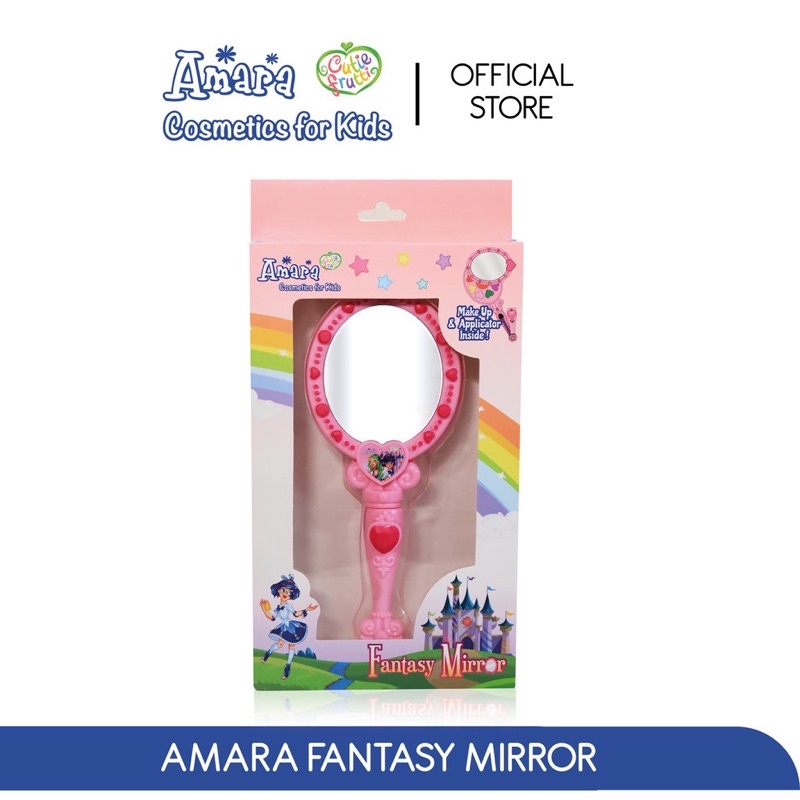 Amara Fantasy Mirror Anak Makeup Set Cermin Kaca Anak Cantik BPOM AMAN