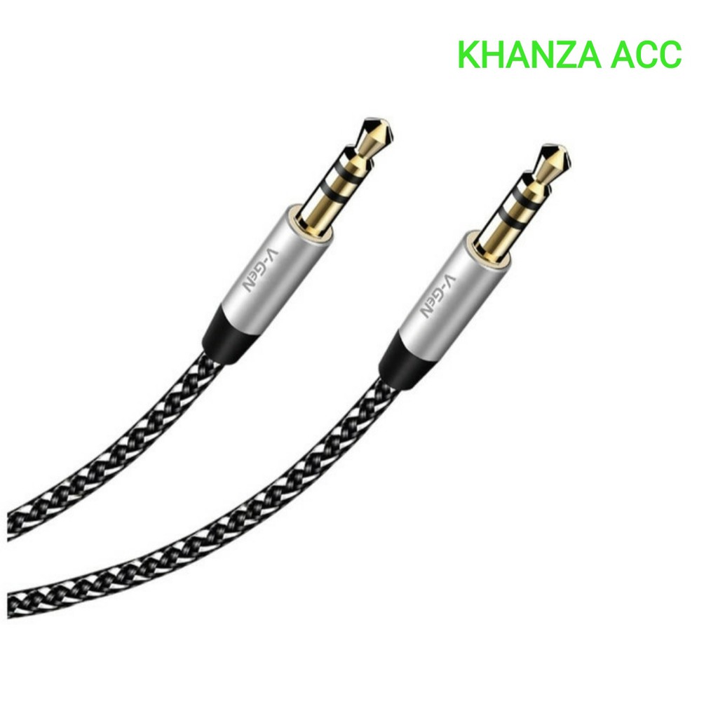 KHANZAACC VGeN CA1-02 Kabel AUX Male to Male 1 Meter Audio Cable 3.5mm