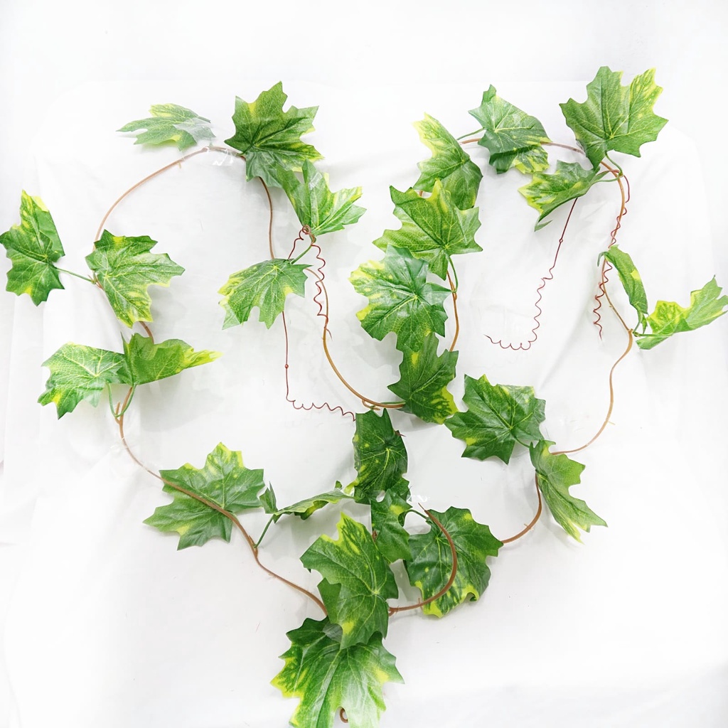 Daun Rambat Plastik Tanaman Hias Urai Juntai Gantung Ornamen Pajangan Dekorasi Dinding Rumah Indoor Artificial Daun Satu7an PBP103