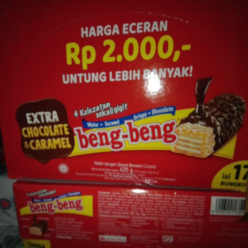 

Beng beng wafer box isi 17 pcs