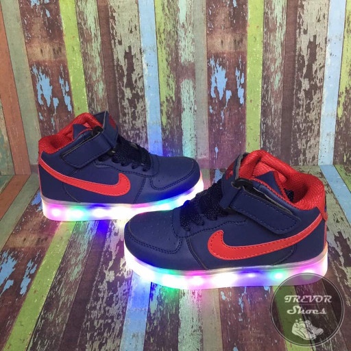 Sepatu Anak Lampu Nyala Led Nike Airforce One Termurah!!