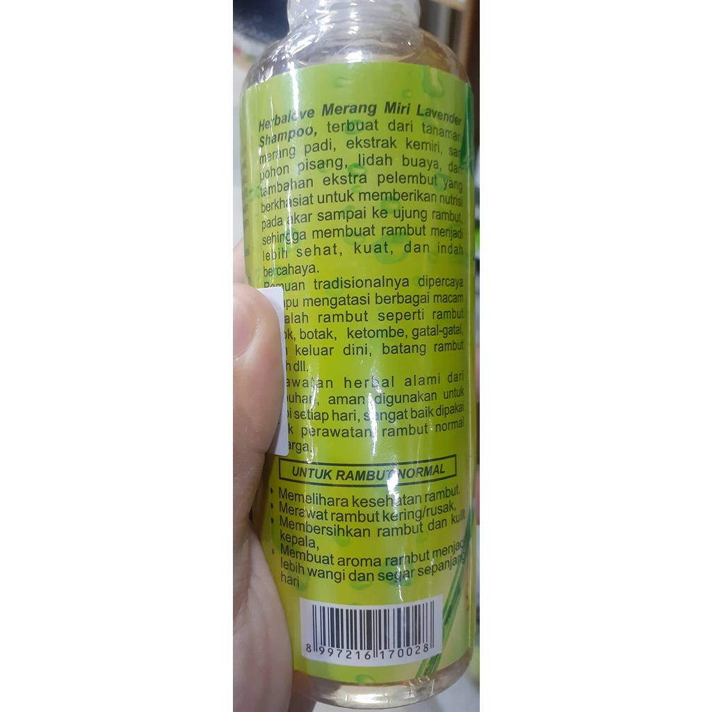 MERANG MIRI LAVENDER SHAMPOO “HERBALOVE” 100ML